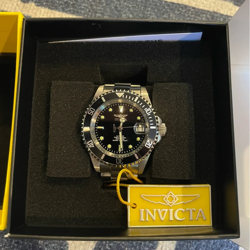 Invicta Pro Diver Automatic Watch - Black Dial